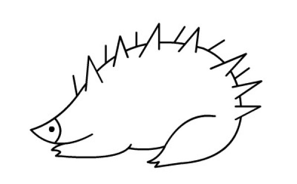 Simple drawing animation tutorial: little hedgehog