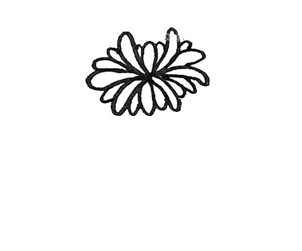 Learn to draw beautiful chrysanthemums in simple strokes