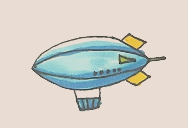 How to draw an airship