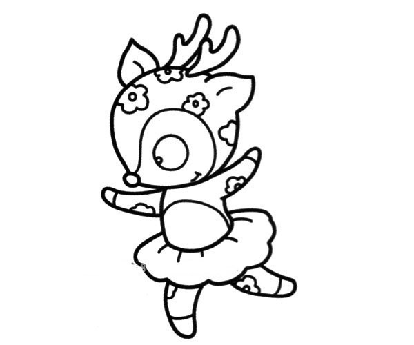 dancing sika deer