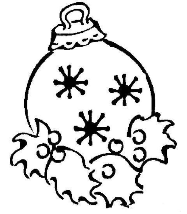 Childrens Christmas Christmas Ball Simple Drawing Picture