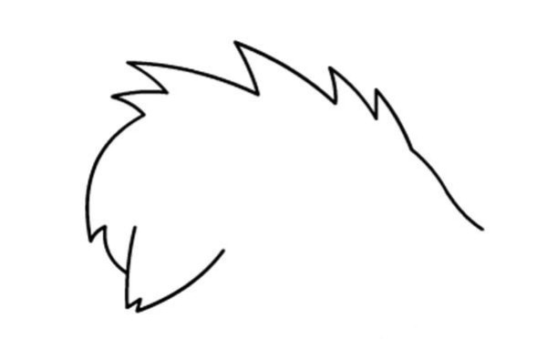 Childrens simple drawing pictures of hedgehogs