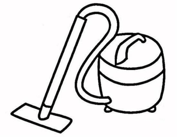 Simple drawing pictures of household vacuum cleaners