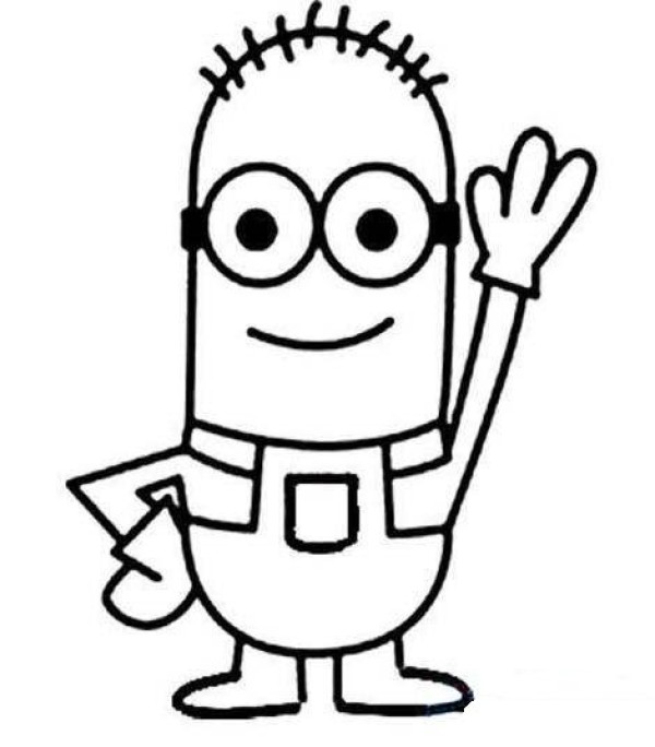 Childrens Despicable Me Minions Simple Drawing Pictures