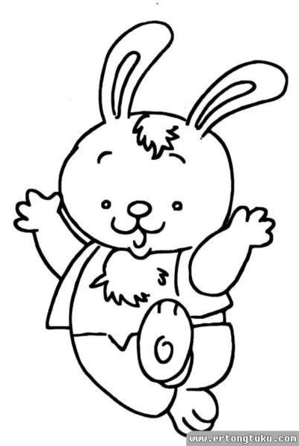 Cute Cartoon Rabbit Simple Drawing Collection