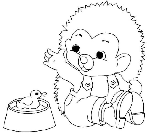 Complete collection of simple animal drawings Cartoon hedgehog simple drawings