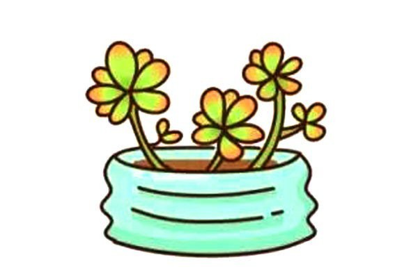 Beautiful succulents simple drawing 11