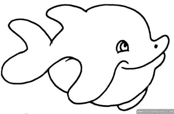 Little dolphin simple strokes material