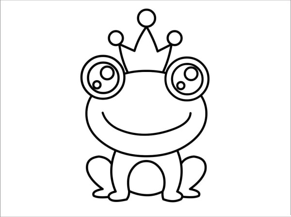 Frog Prince simple strokes