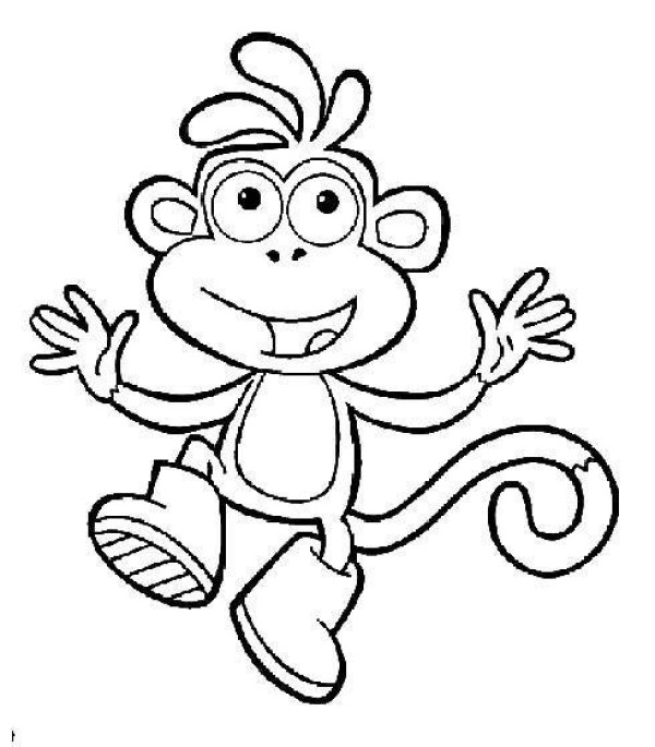 Doralis Little Monkey Butz Simple Drawing Picture