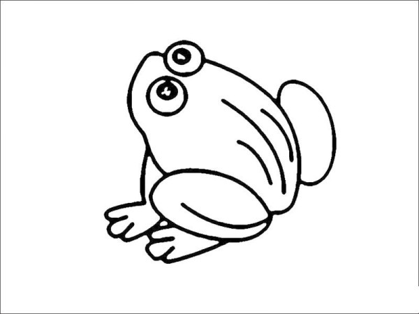 Frog simple strokes_Frog simple strokes pictures