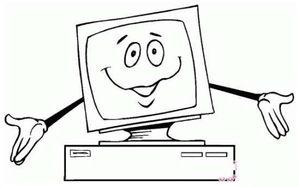 A complete collection of cute cartoon computer drawing pictures for children