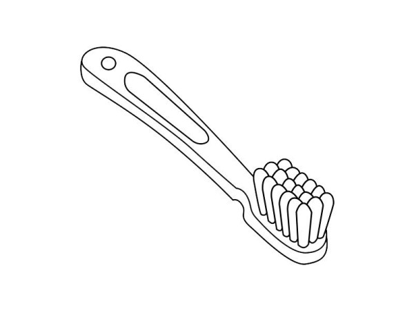 Toothbrush simple strokes