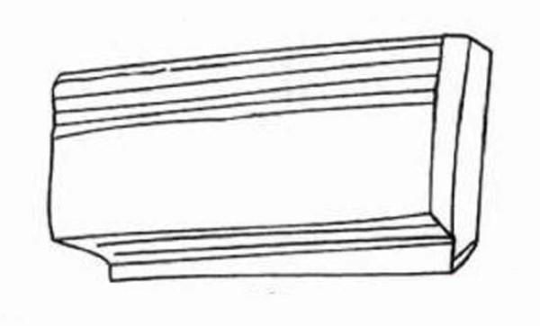 Simple drawing of three-dimensional air conditioner