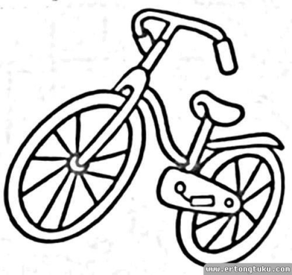 Collection of creative simple strokes of bicycles