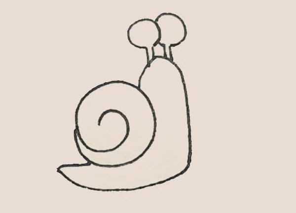 Simple strokes of a snail