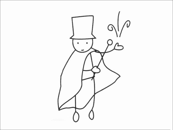 A complete collection of magicians simple strokes