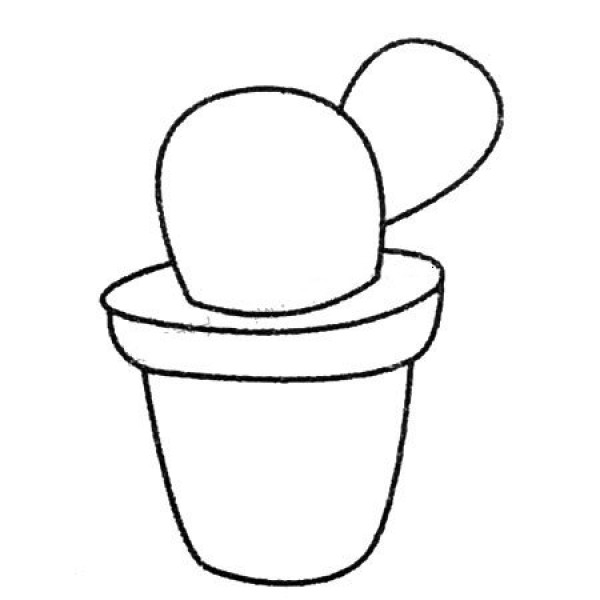 A complete collection of simple drawings of cactus and the steps to draw them