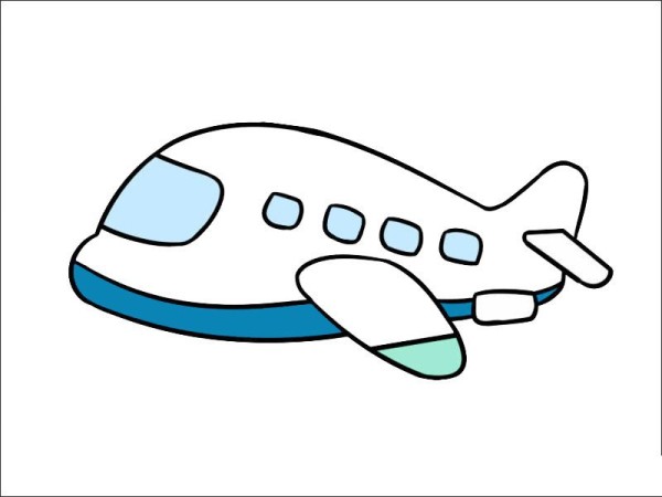 How to draw an airplane