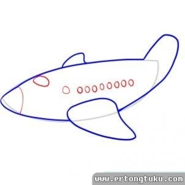 Simple drawing tutorial of small aircraft