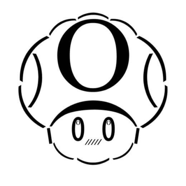 Super Mario Mushroom Simple Drawing Picture for Children