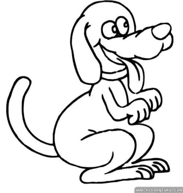 Appreciation of simple dog drawings