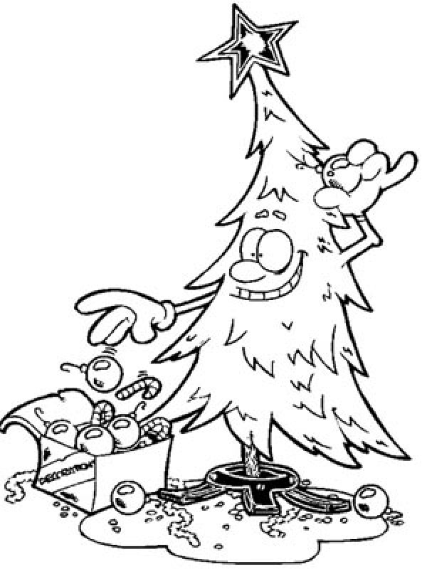 How to draw a simple DIY Christmas tree for primary school students