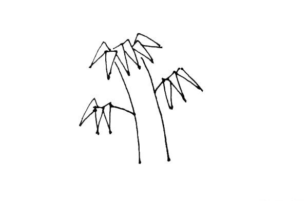 How to draw bamboo