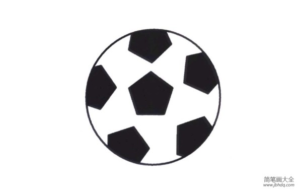 Sports football simple drawing picture sharing