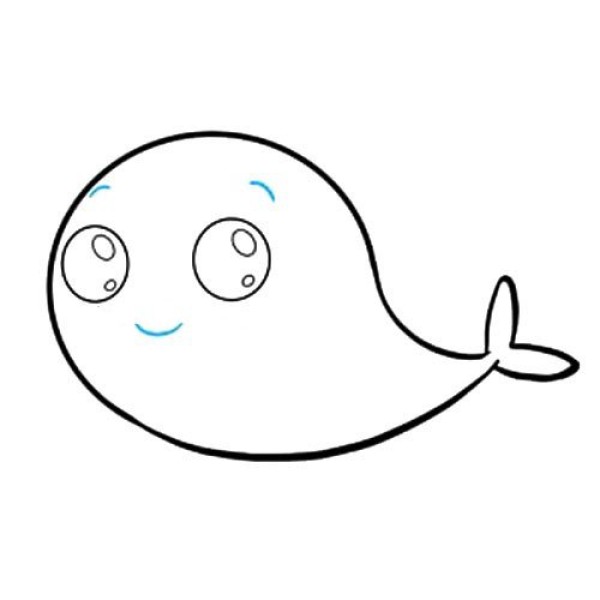 How to draw a cute narwhal