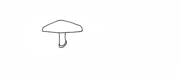 A set of simple drawing tutorials for mushrooms