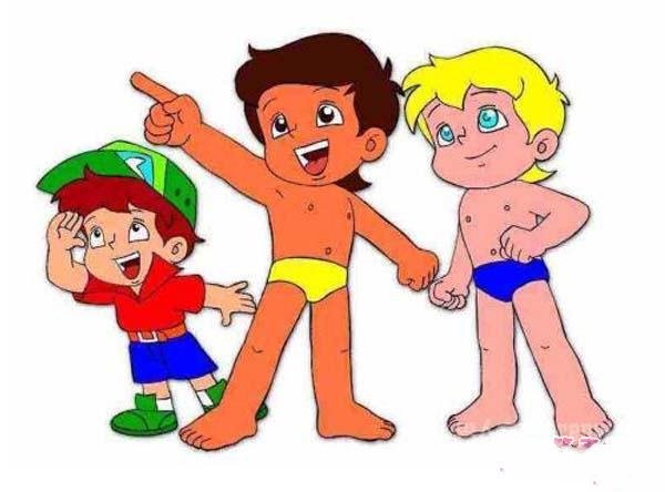 Childrens cartoon Haier brothers simple drawing pictures