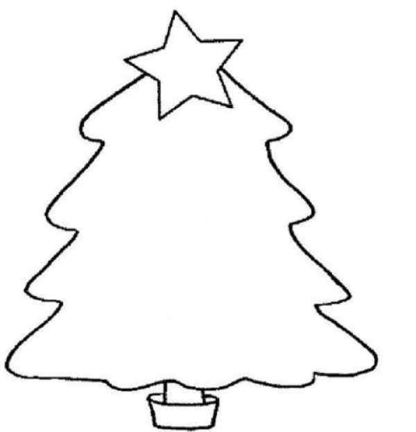 2016 Christmas tree simple drawing collection