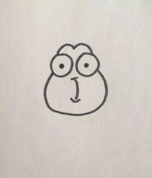 Simple monkey drawing