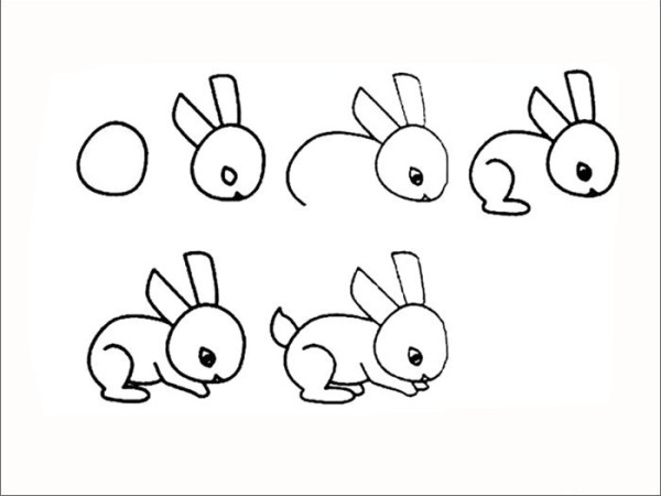 How to draw a rabbit