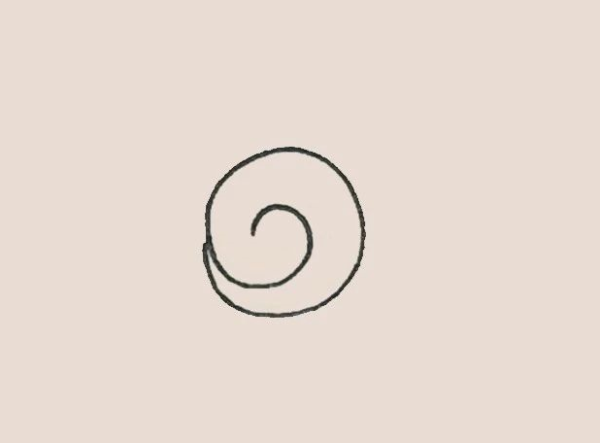 Simple strokes of a snail