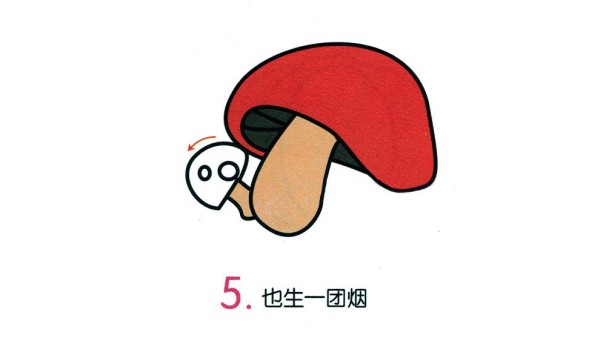 Learn to draw mushrooms step by step