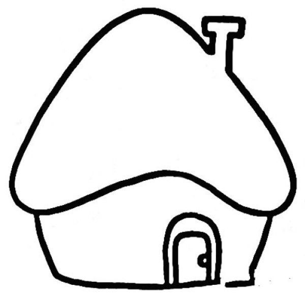 How to draw simple pictures of small houses for children