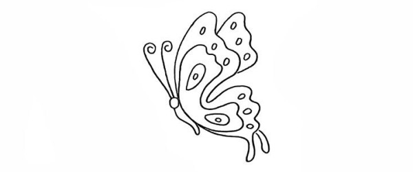 Beautiful butterfly simple drawing tutorial