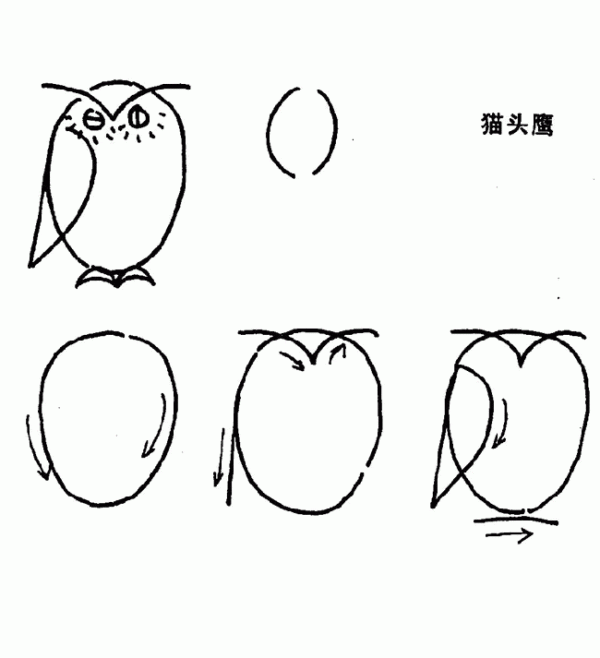 How to draw an owl simple drawing tutorial