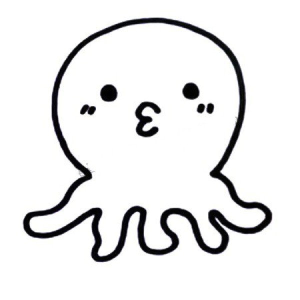 Learn to draw octopus video tutorial