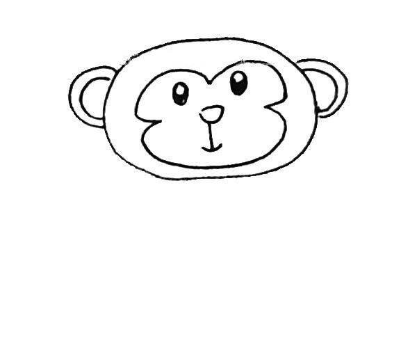 Learn to draw a cute monkey