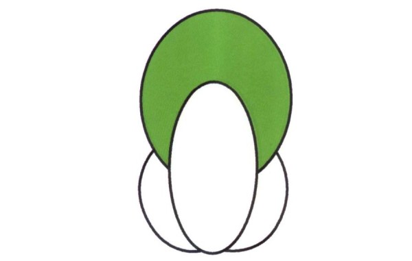 How to draw green vegetables with simple strokes