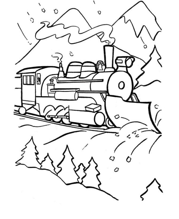 Train pictures Mercedes-Benz train simple drawing