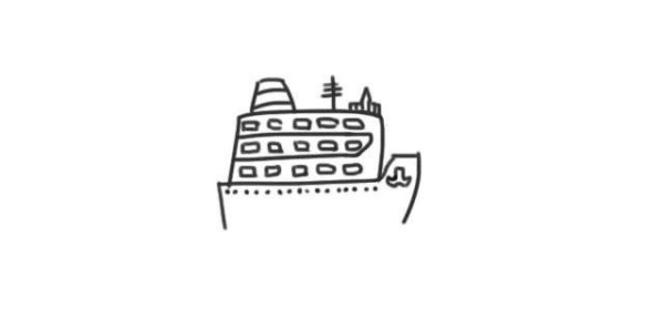 Simple drawing tutorial: How to draw a ship