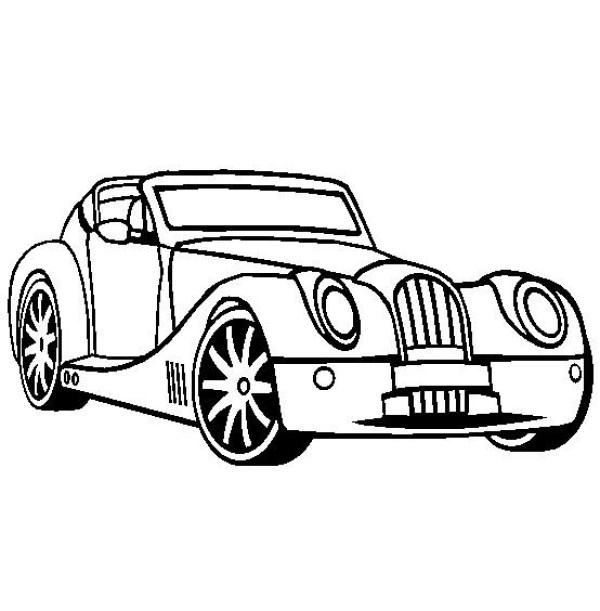 Simple car drawings Morgan Aero SuperSports simple drawing pictures