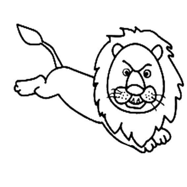 Simple strokes of lion (1)