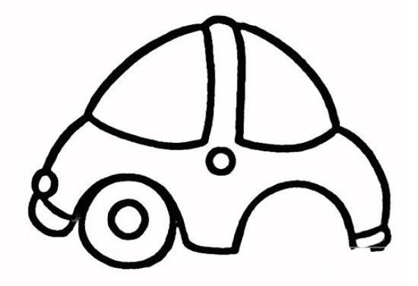 How to draw cartoon mini car