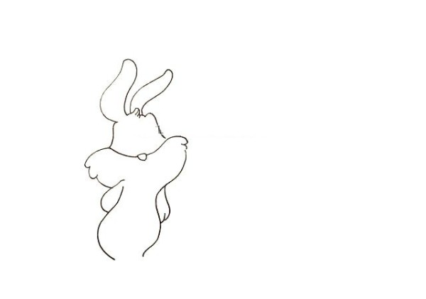 Simple drawing tutorial: Draw a little rabbit who wants to eat carrots