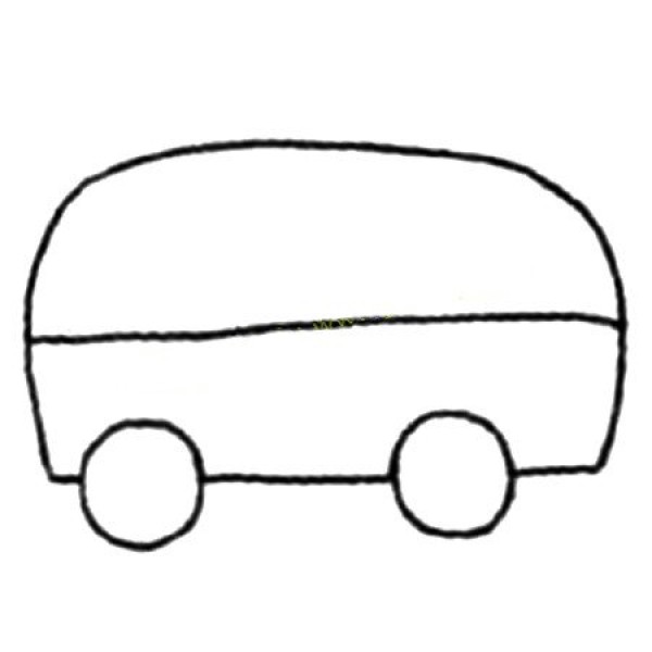 Big bus simple drawing tutorial